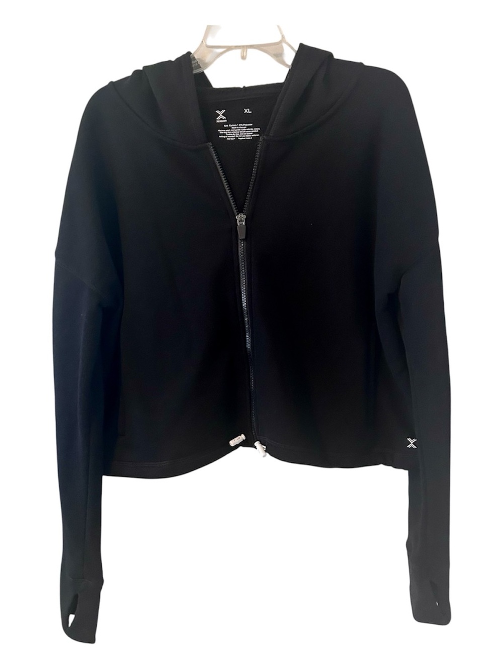 Xersion Black Full Zipped Hoodie